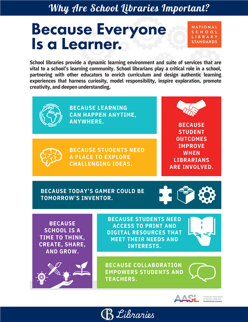 Why Are School Libraries Important Infographic